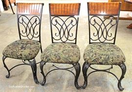 7 Piece Contemporary Oak and Iron Breakfast Table Set (Table 48” Diameter)

Located Inside – Auction Estimate $200-$400 
