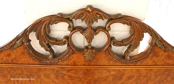  ANTIQUE Burl Walnut Carved Full Size Poster Bed with Rails

Located Inside – Auction Estimate $100-$300 