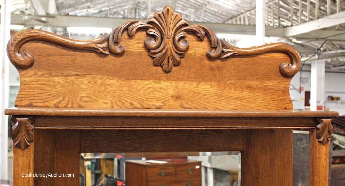  ANTIQUE Oak Sideboard with High Back Mirror

Located Inside – Auction Estimate $200-$400 