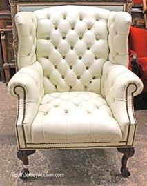  QUALITY Chesterfield Style Button Tufted Ball and Claw Wing Chair

Located Inside – Auction Estimate $200-$400 
