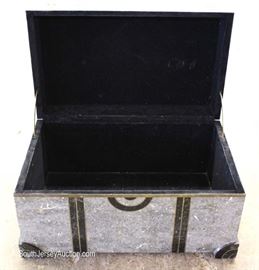  SOLID Marble Tri-Tone with Brass Inlaid Decorative Box

Located Inside – Auction Estimate $100-$200 