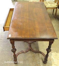  ANTIQUE William and Mary Style 1 Drawer Oak Writing Desk

Located Inside – Auction Estimate $100-$300 