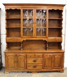 2 Piece Cherry Hutch by “Ethan Allen Furniture”
Located Inside – Auction Estimate $100-$400

