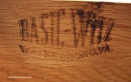 Mid Century Mahogany 3 Door Credenza by “Basic-Witz Furniture”
Located Inside – Auction Estimate $100-$300
