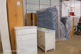 WHOLE TRACTOR TRAILER LOAD OF NEW FURNITURE TO BE UNWRAP, SORTED, PHOTO AND DISPLAYED