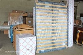 WHOLE TRACTOR TRAILER LOAD OF NEW FURNITURE TO BE UNWRAP, SORTED, PHOTO AND DISPLAYED