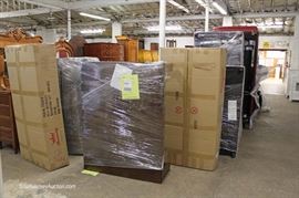 WHOLE TRACTOR TRAILER LOAD OF NEW FURNITURE TO BE UNWRAP, SORTED, PHOTO AND DISPLAYED