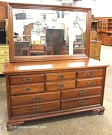 SOLID Cherry Low Dresser with Mirror by “Thomasville Furniture”
Located Inside – Auction Estimate $100-$300
