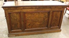 ANTIQUE Burl Walnut Buffet with Hide Away Side Doors
Located Inside – Auction Estimate $200-$400
