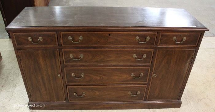 Mahogany Banded Buffet by “Henkel Harris Furniture”
Located Inside – Auction Estimate $200-$600
