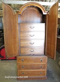 SOLID Mahogany Banded Gentlemen Chest with Mirror Front and Fitted Interior
Located Inside – Auction Estimate $100-$300
