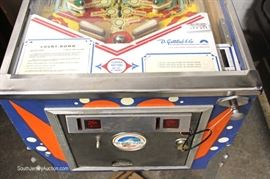 VINTAGE Count-Down .25¢ Pinball Machine in Original Found Condition Mfd. By D. Gottlieb & Co.
A Columbia Pictures Industries Company Model 60164 U.S.A.
Located Inside – Auction Estimate $300-$600

