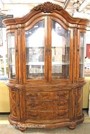 ELABORATE 8 Piece Contemporary Burl Walnut and Banded Dining Room Set with Mirrored and Lighted China Cabinet
Located Inside – Auction Estimate $400-$800
