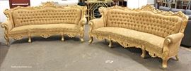 FANTASTIC PAIR of Italian Rococo Button Tufted Arched Sofa’s
Located Inside – Auction Estimate $500-$1000
