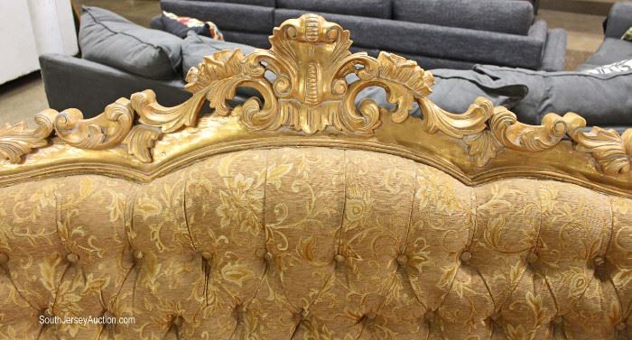 FANTASTIC PAIR of Italian Rococo Button Tufted Arched Sofa’s
Located Inside – Auction Estimate $500-$1000
