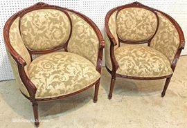 BEAUTIFUL 6 Piece French Style Parlor Set in the SOLID Mahogany Frame
Located Inside – Auction Estimate $1000-$2000
