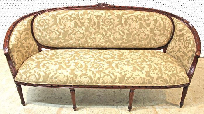 BEAUTIFUL 6 Piece French Style Parlor Set in the SOLID Mahogany Frame
Located Inside – Auction Estimate $1000-$2000
