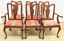 Custom SOLID Mahogany 8 Piece Queen Anne Dining Room Set with 2 Piece 3 Door China Cabinet
Located Inside – Auction Estimate $400-$800
