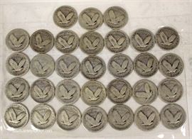 31 U.S. Silver Standing Liberty Quarters
Located Inside – Auction Estimate $100-$200
