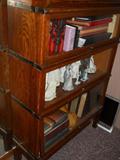 Fabulous oak lawyer's bookcase. Fabulous. Wood is gorgeous. In excellent condition. Everything in this house is in excellent condition.