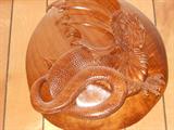 This is a wonderful art piece and owner paid quite a lot for it. Dragon-lovers will be thrilled with its beauty.