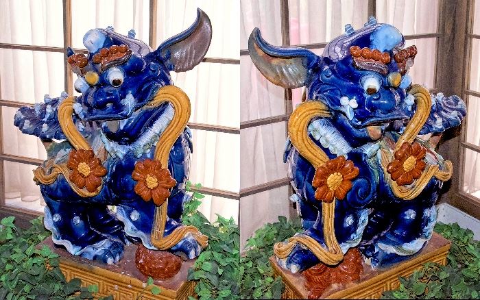 LARGE Pair of FOO DOGS