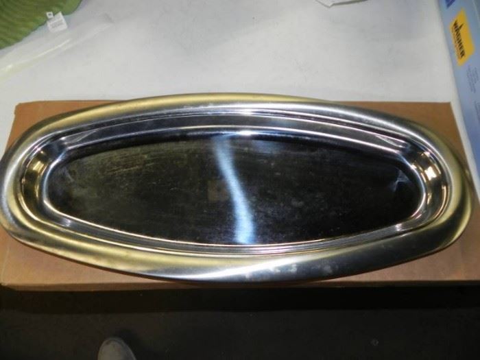 20 1 2 Stainless Steel Fish Platter