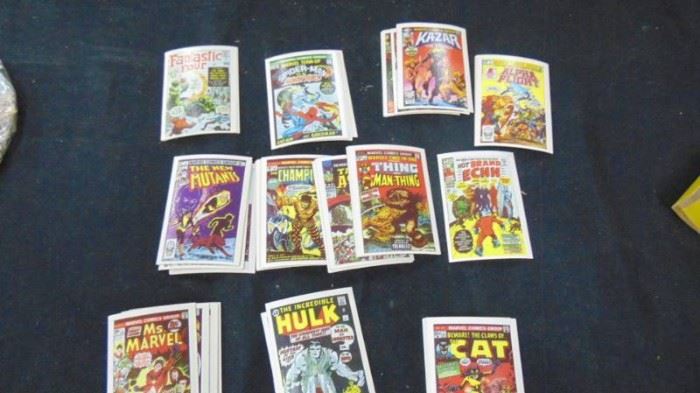 Marvell Superheros collector cards deck