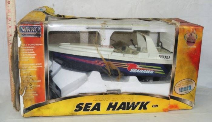Nikko Sea Hawk Remote Control Boat In original b ...