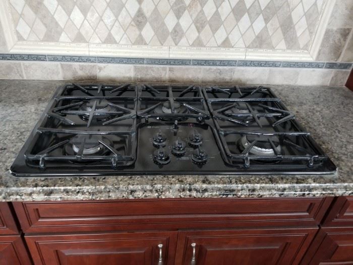 Cooktop not included; detail to show countertop
