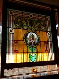 STAIN GLASS WINDOWS-ALL DETACHABLE WINDOWS FOR SALE