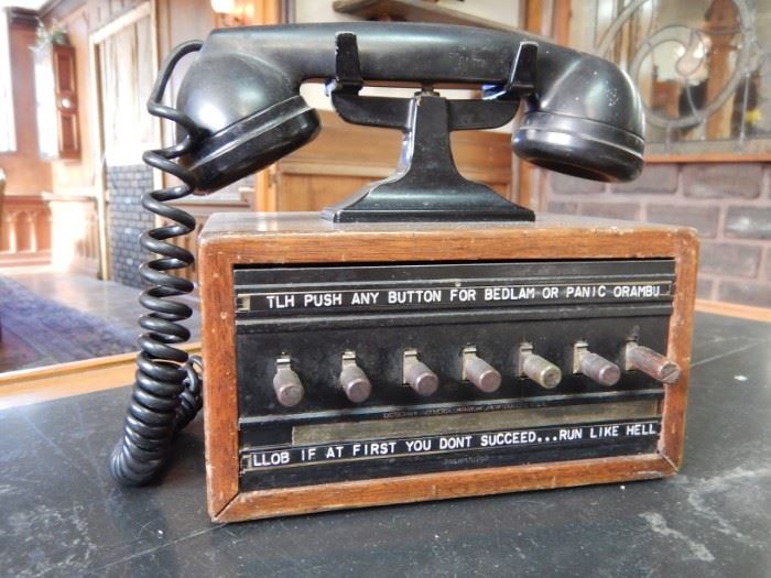 BY-GONE COMMUNICATIONS EQUIPMENT-ONE OF NUMEROUS PHONES