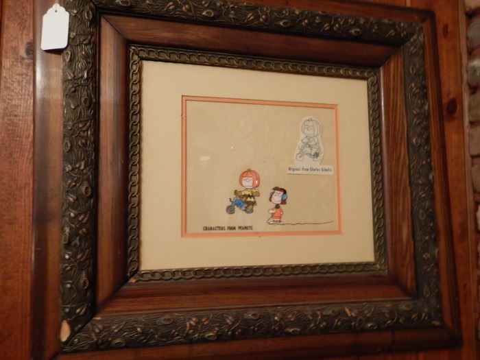 CHARLES SCHULZ ANIMATION CELL-ORIGINAL