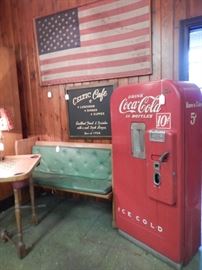 VINTAGE COKE MACHINE-THE ONE EVERYBODY WANTS BY VENDO