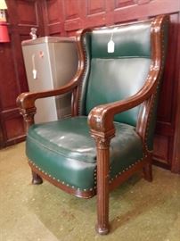 ANOTHER ANTIQUE ARMCHAIR WITH ORIGINAL DUST