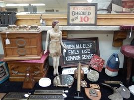 LINGERIE MODEL AND SIGNS