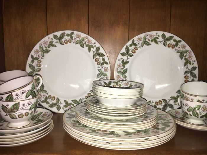Wedgewood " Strawberry Hill" service for 12