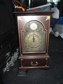 bombay mantle clock with drawers