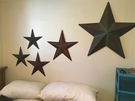 Metal Stars Wall Art