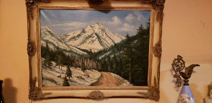 Beautiful very old signed oil painting