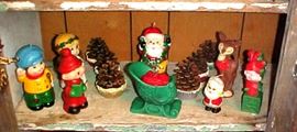 CHRISTMAS FIGURINE CANDLES
