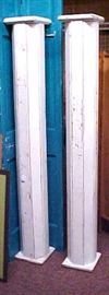 WOODEN PILLARS  68 1/4" HIGH