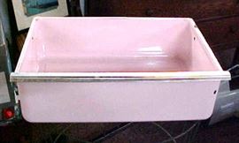 PINK REFRIGERATOR DRAWER