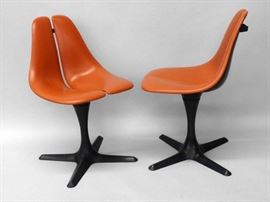Pair of Burke Tulip Chairs