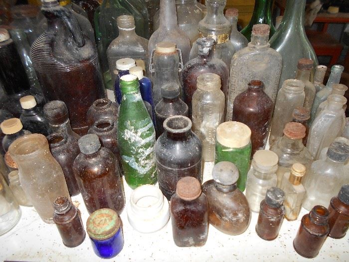 LOTS of old bottles