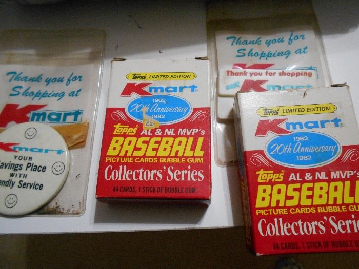 K Mart baseball cards