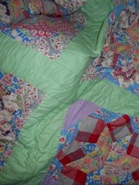 Like new quilt from vintage fabric