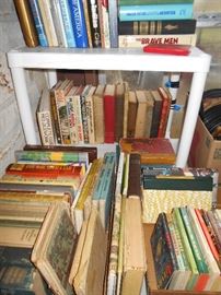 Lots of old books 