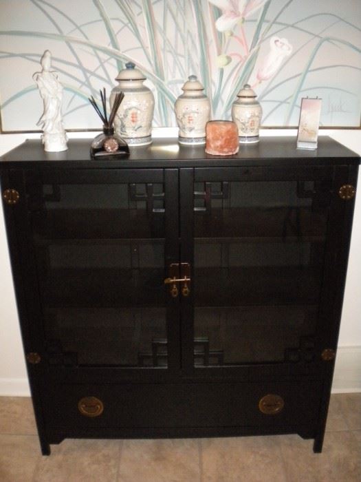 Oriential Cabinet and Accessories 