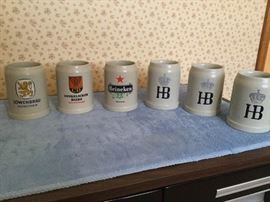 6 Beer Steins
